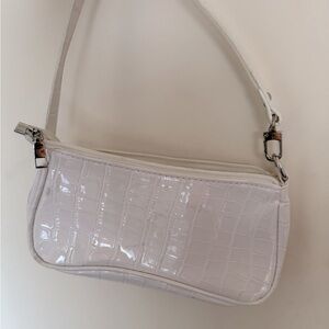 white small purse
